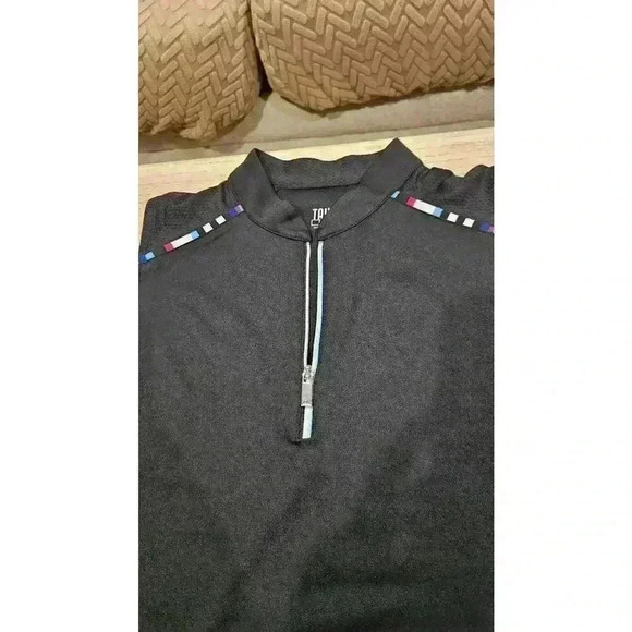 PGA Tour Women's Heathered Blue Tank Top Size M Keyhole Back NWT - Picture 5 of 11